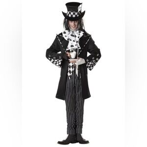 Dark Mad Hatter Costume for Men XL